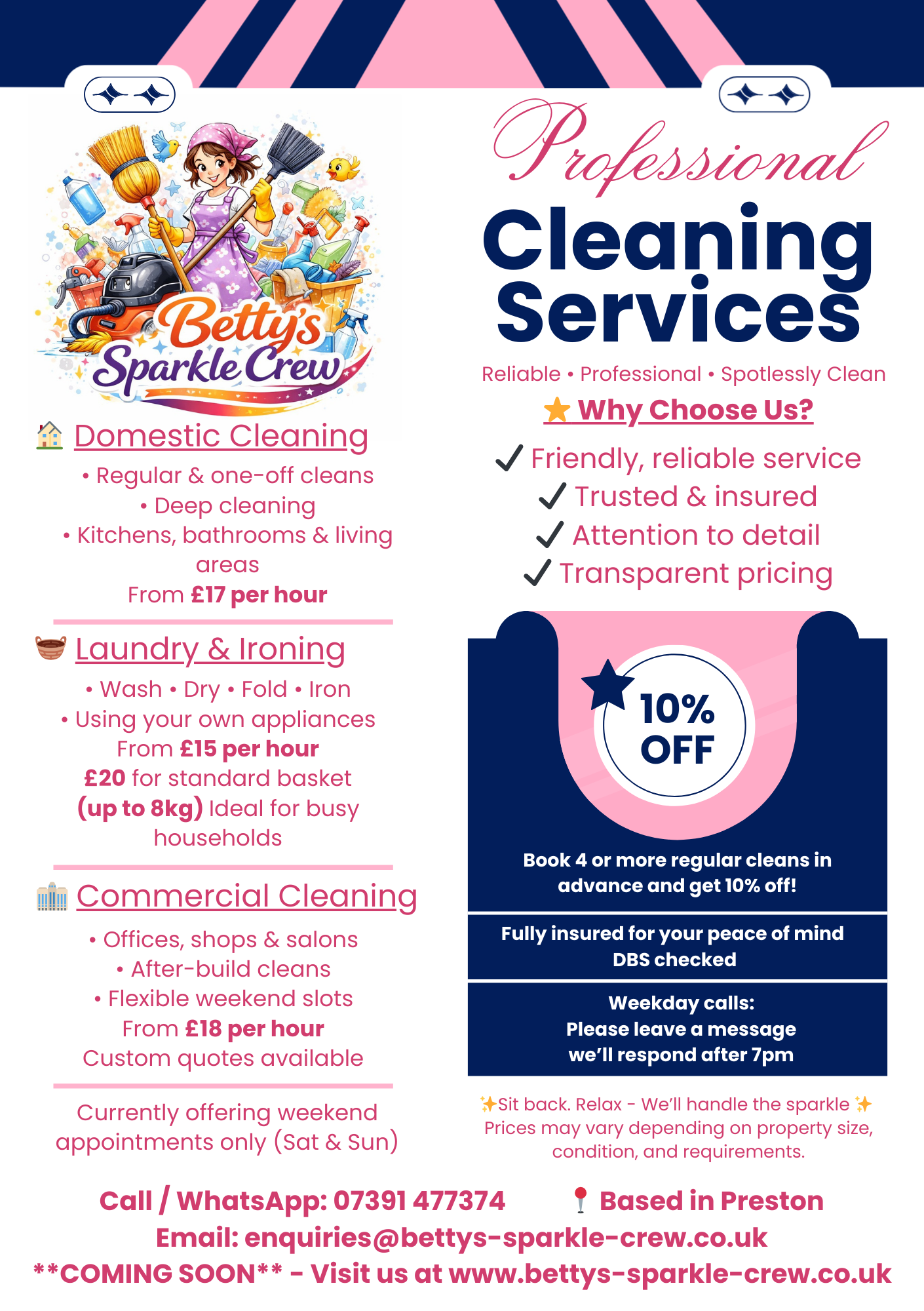 Bettys Sparkle Crew Flyer