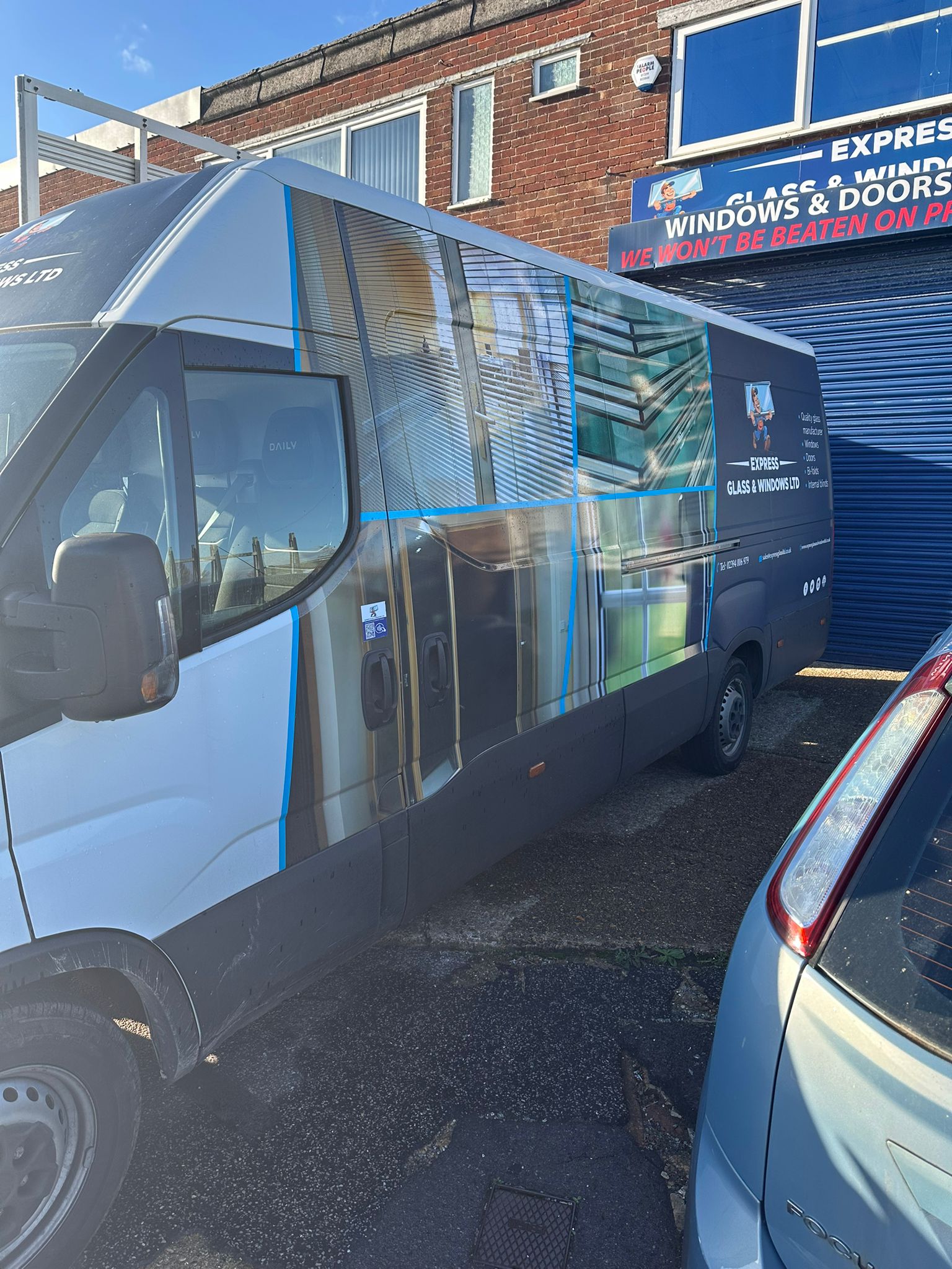 Express Glass & Windows Ltd Van Signage