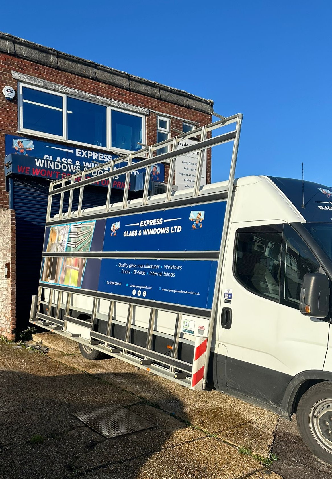 Express Glass & Windows Ltd Shop Front Signage