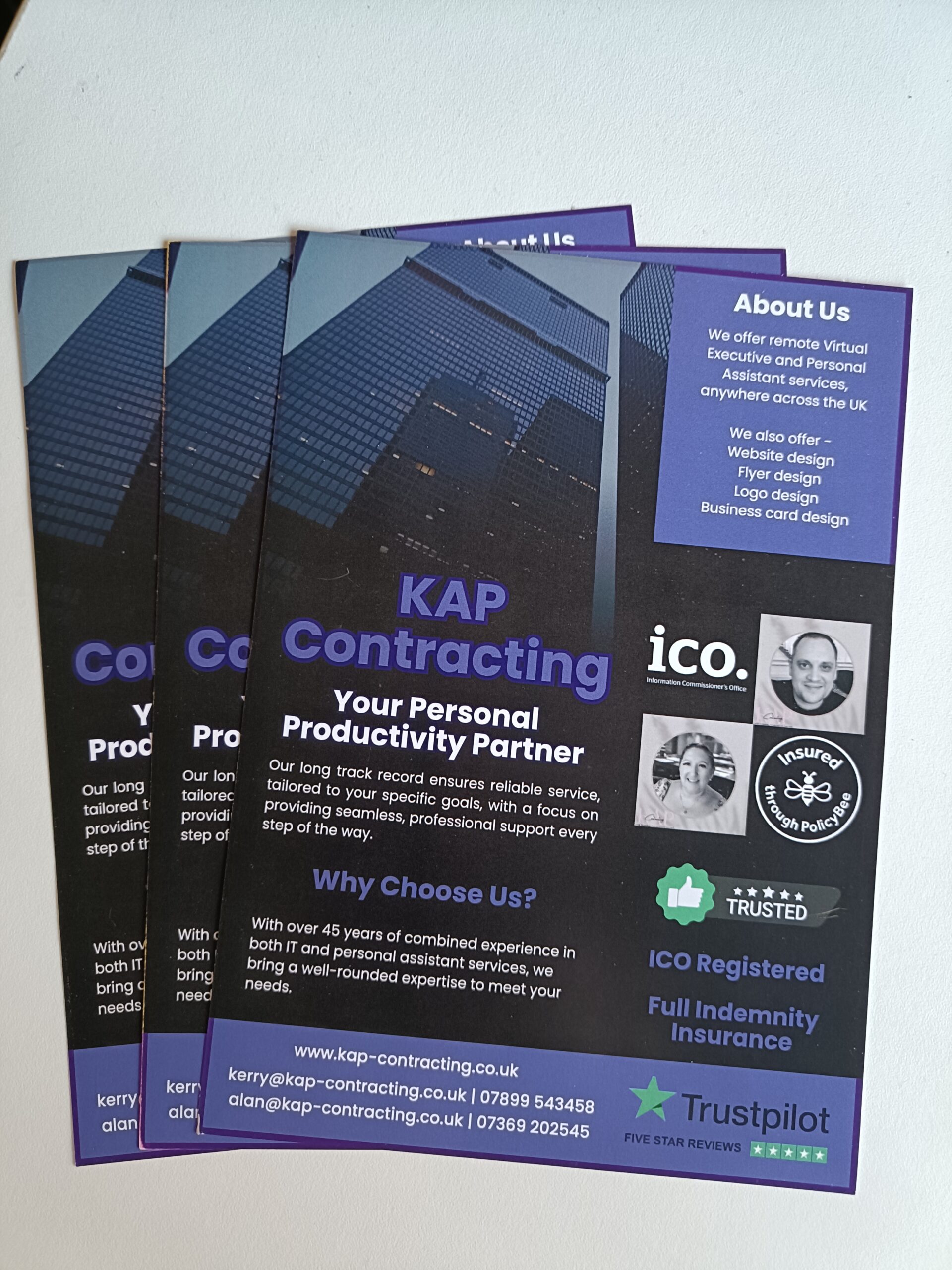 KAP Contracting Flyer