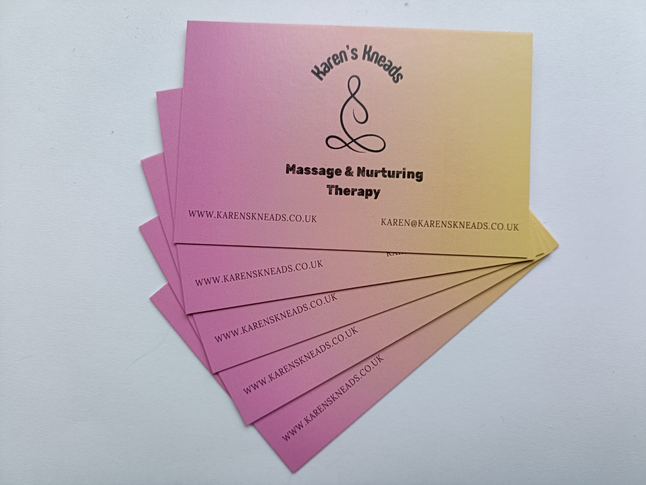 Karen’s Kneads Business Card Back