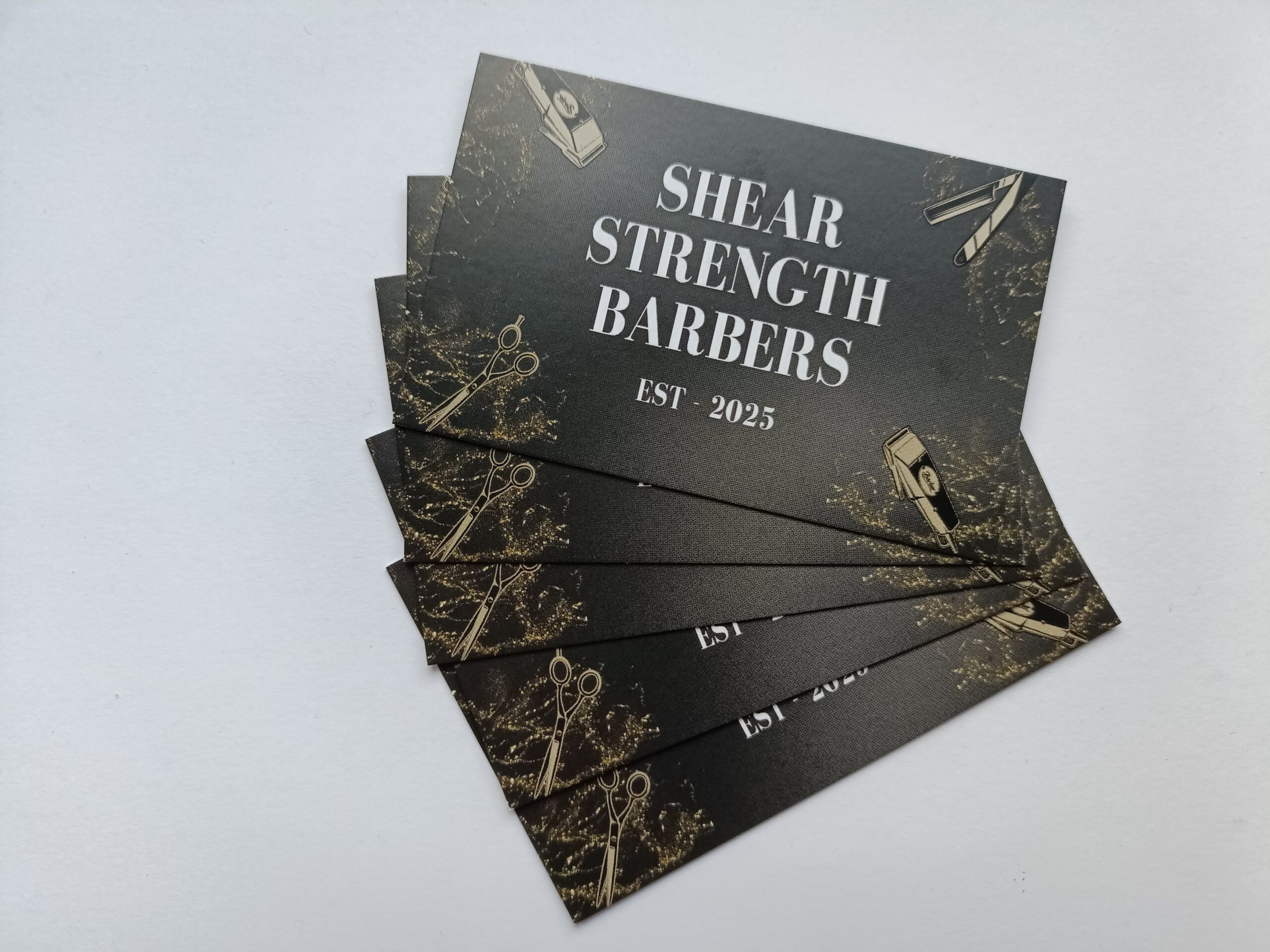 Shear Strength Barbers Loyalty Card Back
