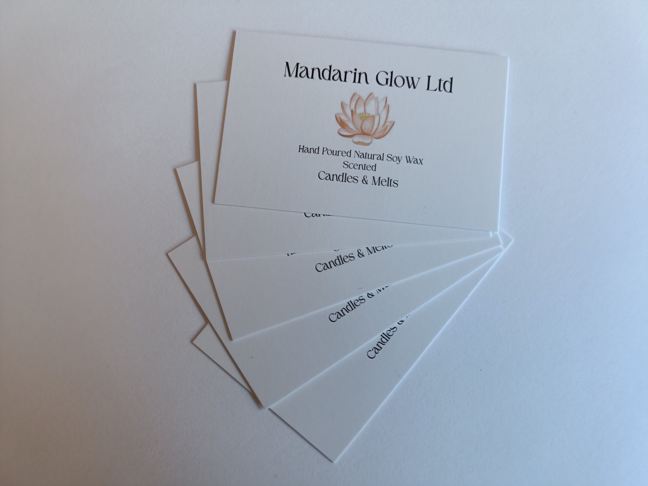 Mandarin Glow Ltd Business card back