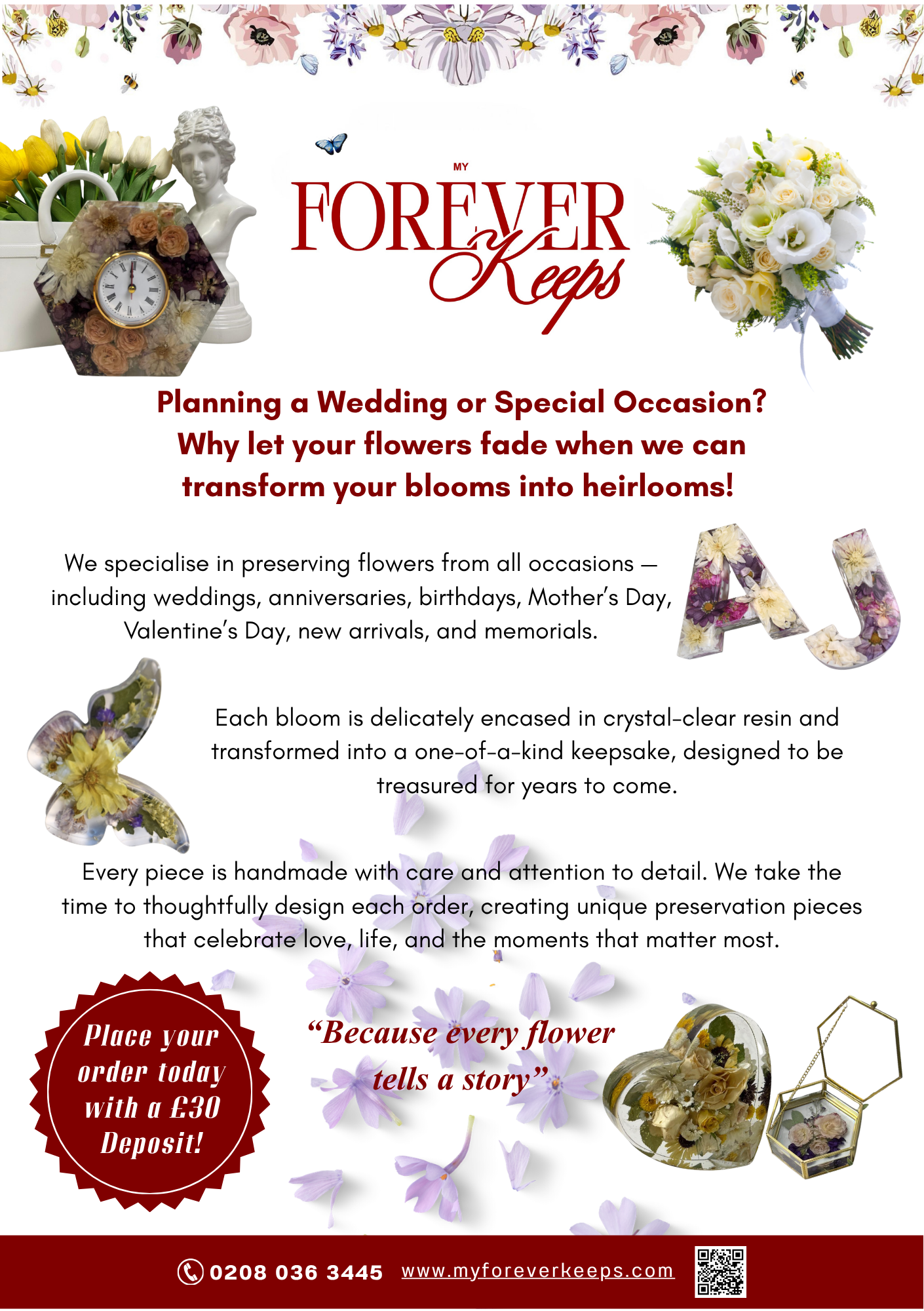 My Forever Keeps Flyer Front