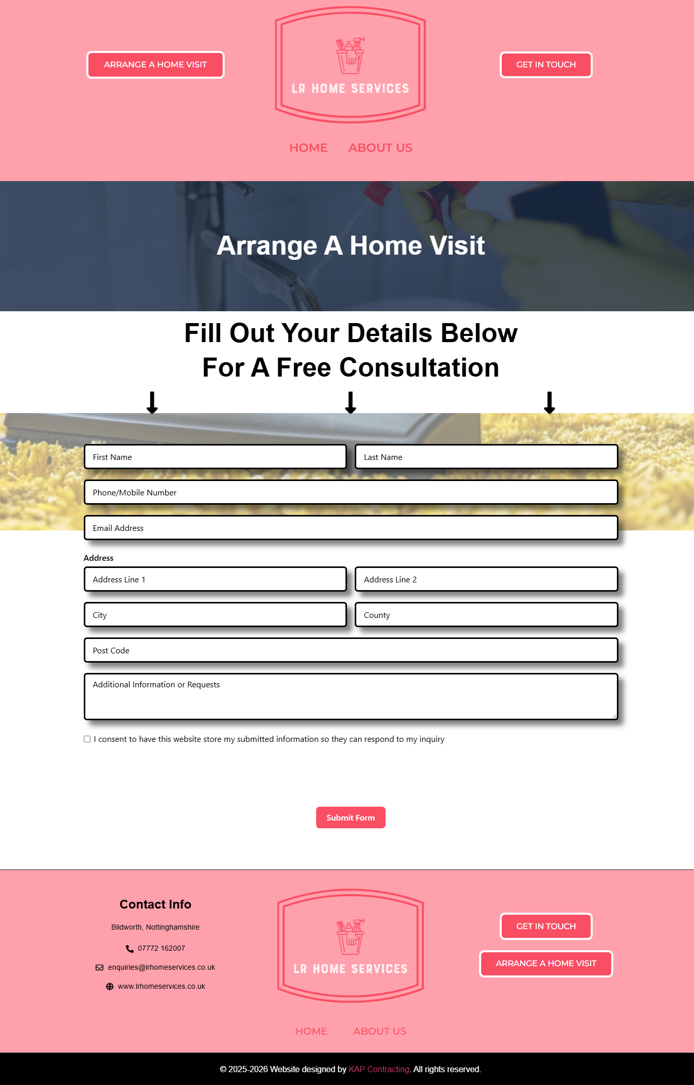 Arrange A Home Visit