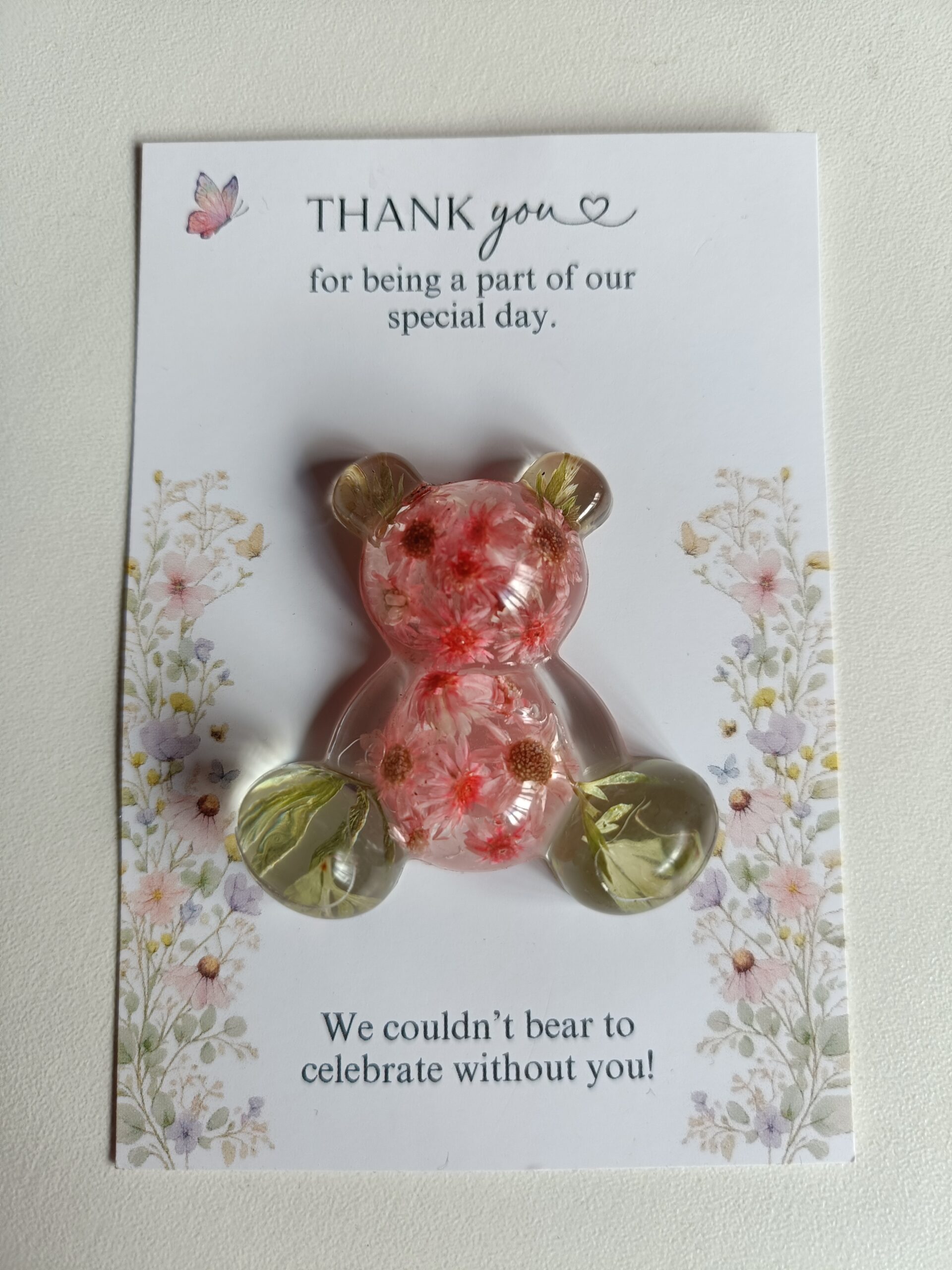 A7 Size Wedding Favour