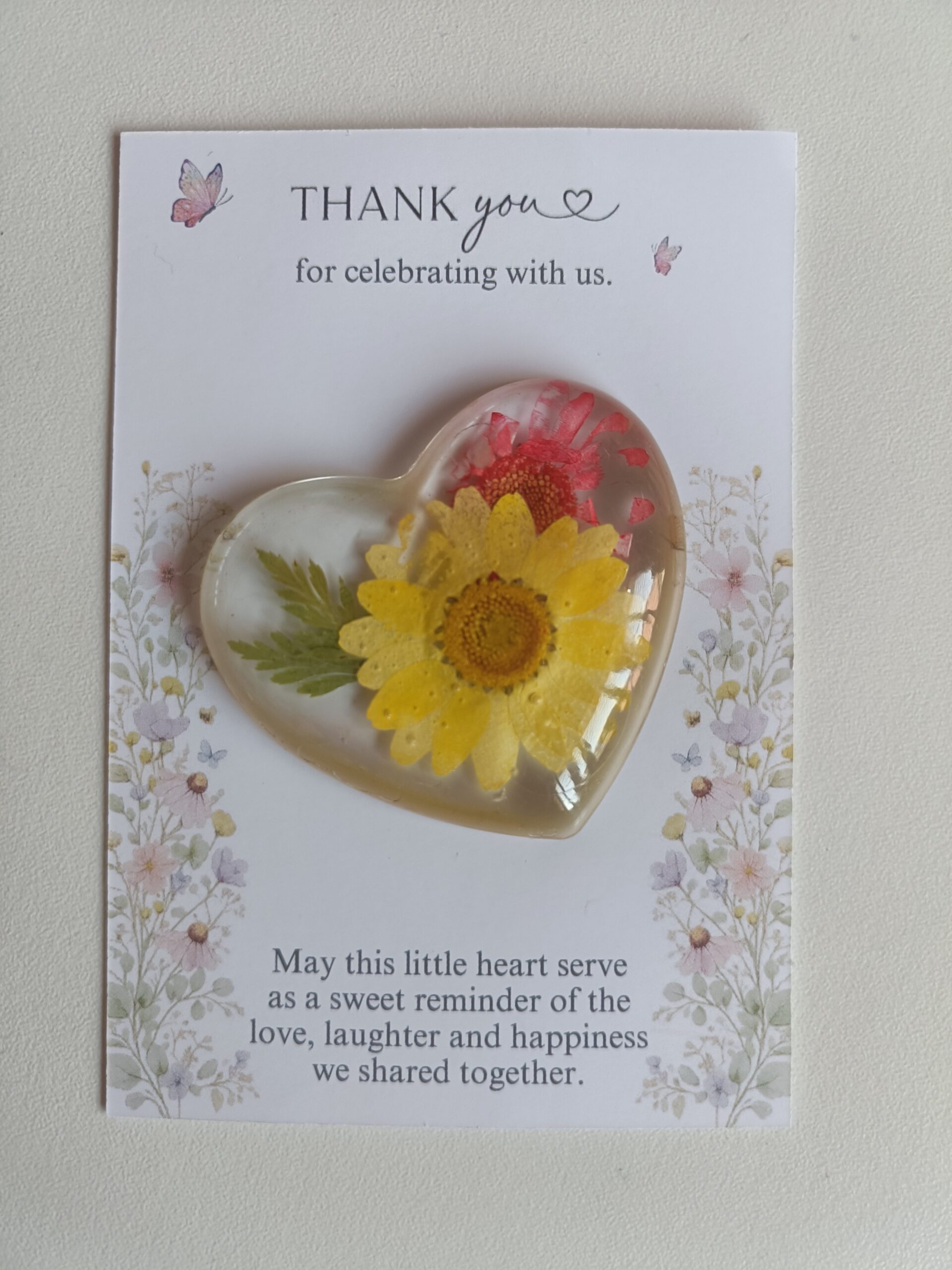 A7 Size Wedding Favour