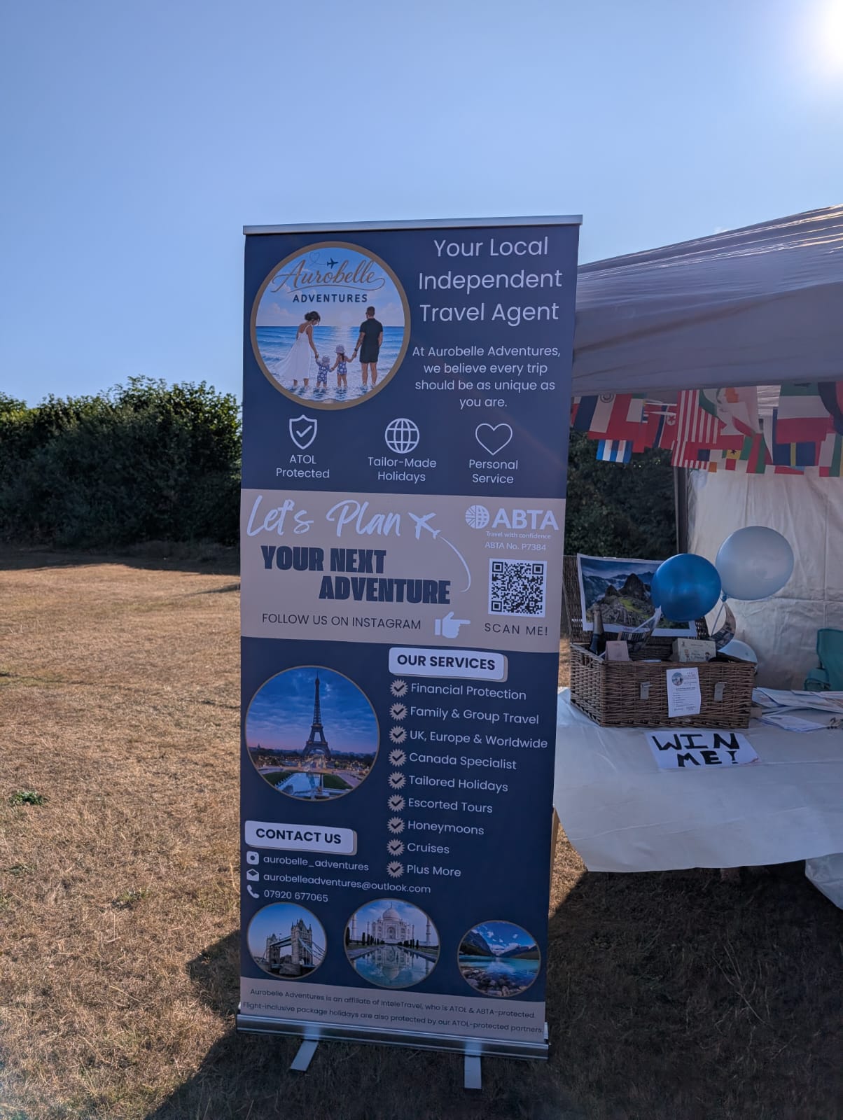 Branding In Action | Kap Contracting Pull-up banner (2m x 0.8m)