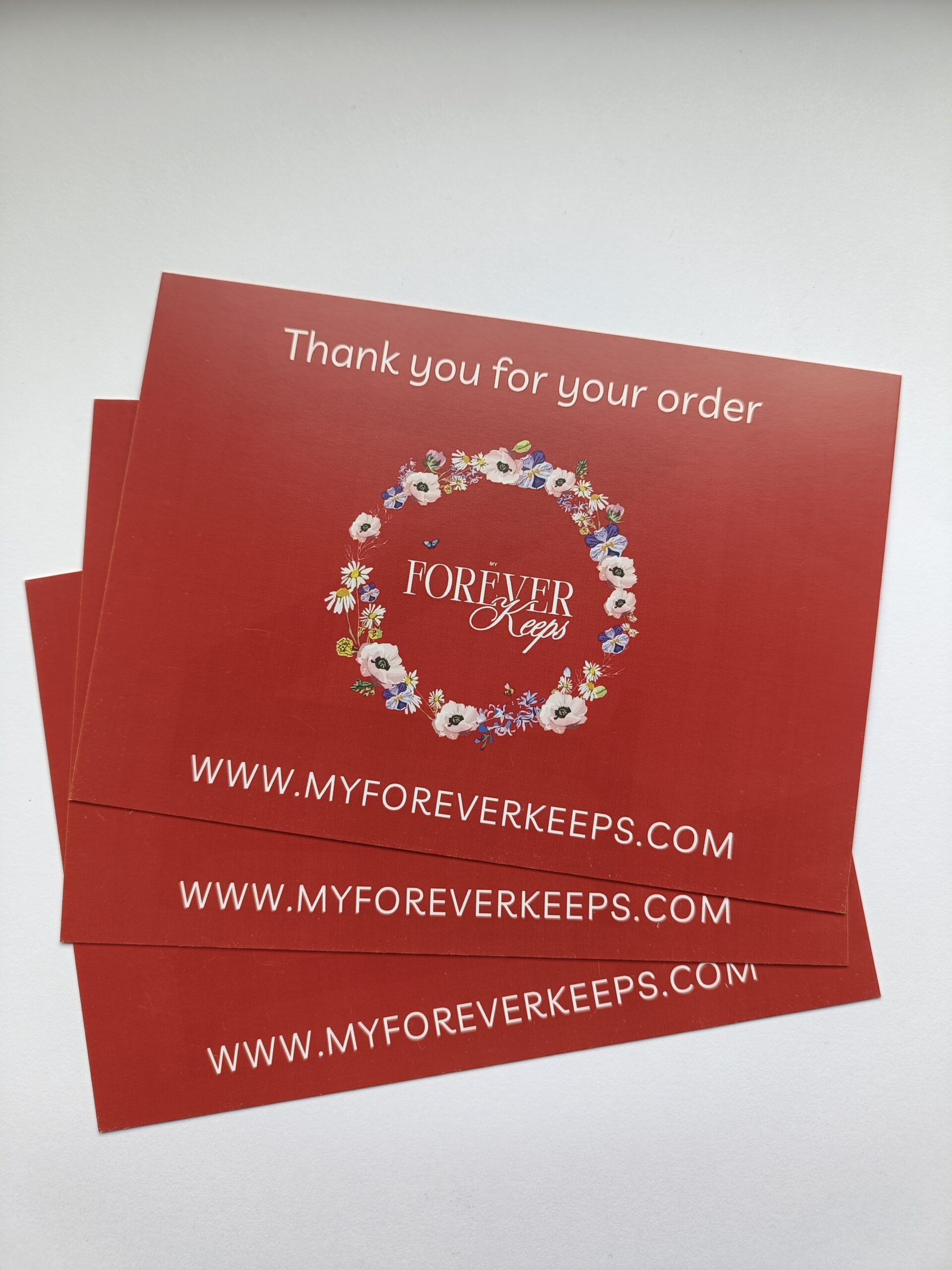 Flyer Design Portfolio | Kap Contracting My Forever Keeps A6 care card Back